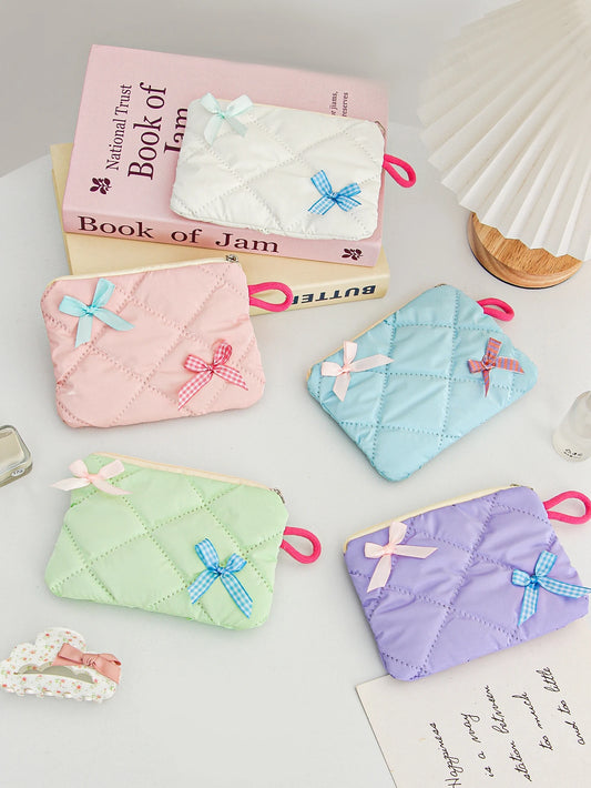 ✨Bow Quilted Coin Purse✨