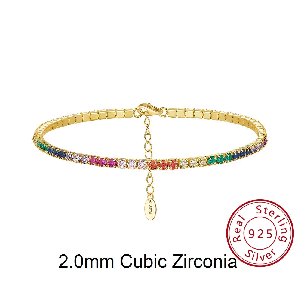 ✨ Sterling Silver Tennis Bracelet ✨