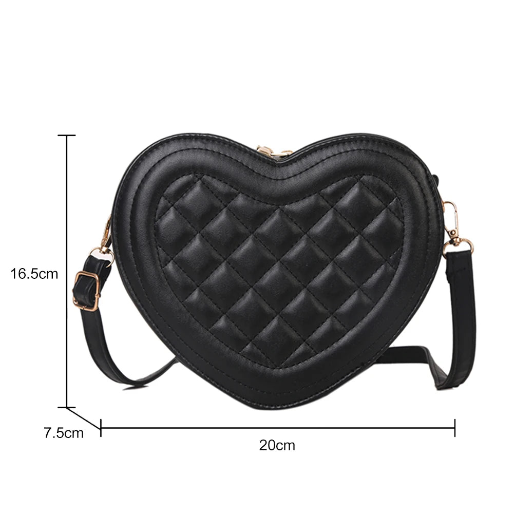 ✨Red Quilted Heart Shoulder Bag✨