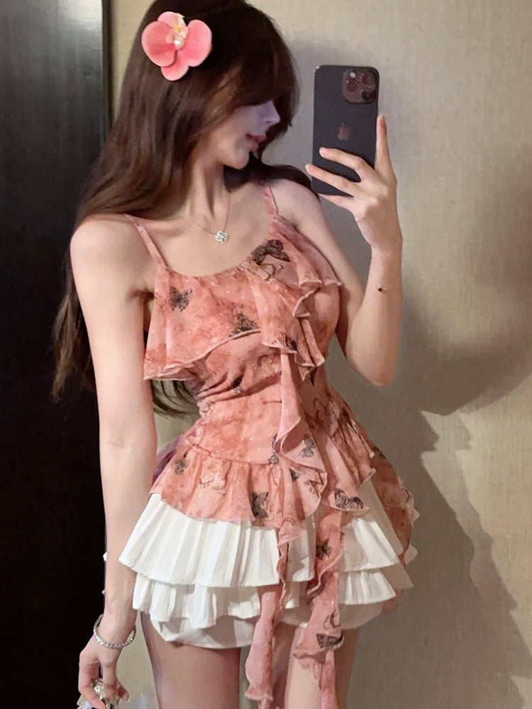 ✨ Butterfly Ruffle Camisole ✨
