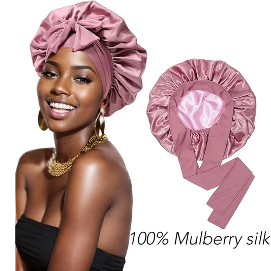 100% Pure Mulberry Silk Bonnet