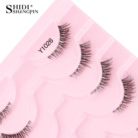 10 Pairs Fluffy Half Eyelashes