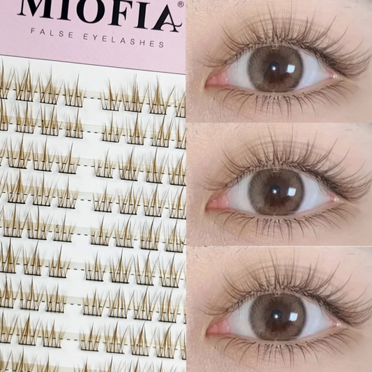 120 Cluster Brown Mink Cluster Eyelashes