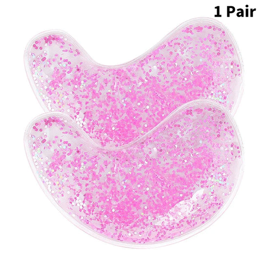 Reusable Glitter Gel Undereye Pads
