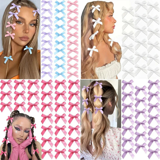 10Pc Mini Bow Clips